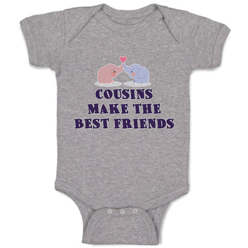 Baby Clothes Cousins Make The Best Friends Baby Bodysuits Boy & Girl Cotton