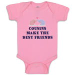 Baby Clothes Cousins Make The Best Friends Baby Bodysuits Boy & Girl Cotton