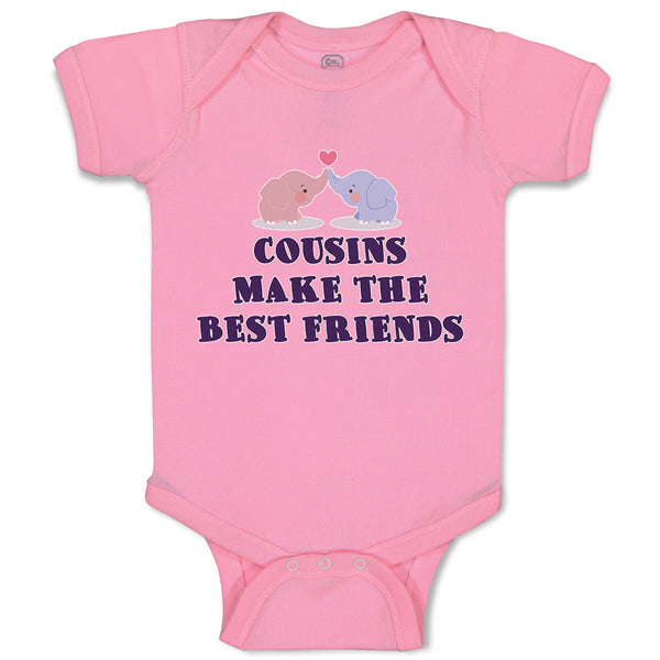 Baby Clothes Cousins Make The Best Friends Baby Bodysuits Boy & Girl Cotton