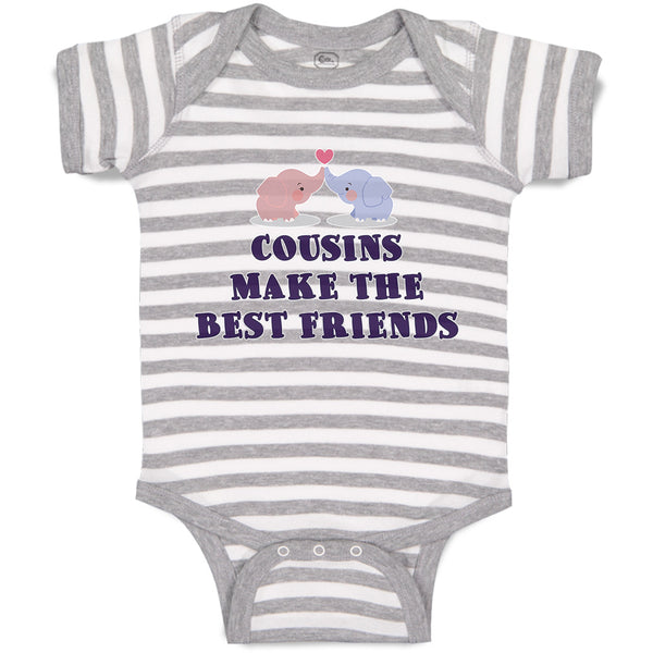 Baby Clothes Cousins Make The Best Friends Baby Bodysuits Boy & Girl Cotton