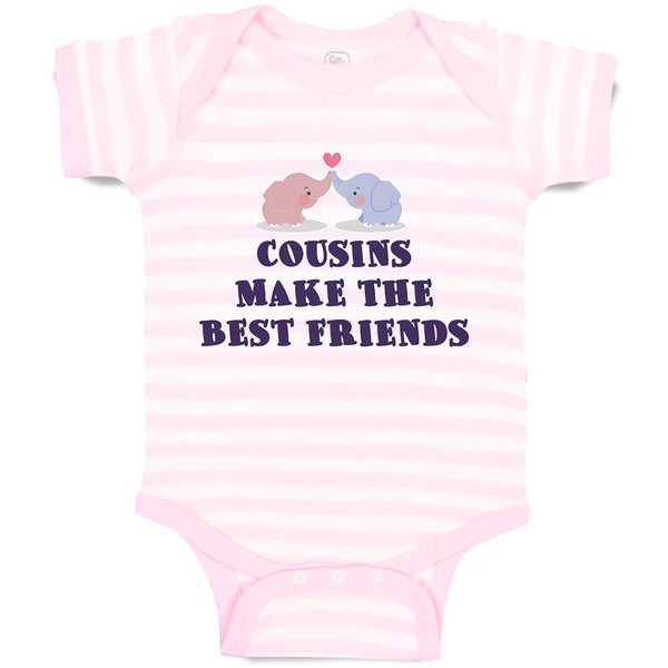 Baby Clothes Cousins Make The Best Friends Baby Bodysuits Boy & Girl Cotton