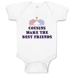 Baby Clothes Cousins Make The Best Friends Baby Bodysuits Boy & Girl Cotton