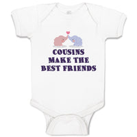 Baby Clothes Cousins Make The Best Friends Baby Bodysuits Boy & Girl Cotton