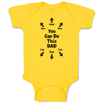 Baby Clothes You Can Do This Dad Baby Bodysuits Boy & Girl Cotton