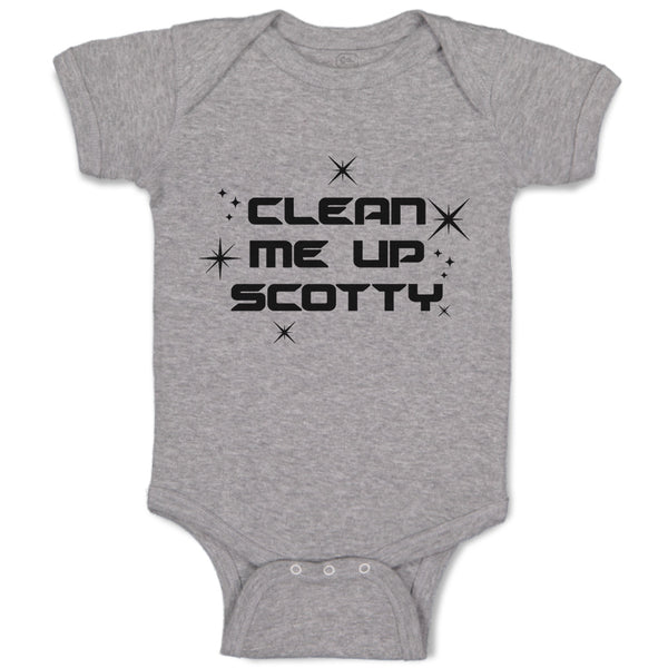 Baby Clothes Clean Me up Scotty Baby Bodysuits Boy & Girl Newborn Clothes Cotton