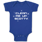 Baby Clothes Clean Me up Scotty Baby Bodysuits Boy & Girl Newborn Clothes Cotton