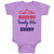 Baby Clothes Cute like Mommy Smelly like Daddy Baby Bodysuits Boy & Girl Cotton