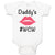 Baby Clothes Daddy's #Wcw with Lipstick Mark Baby Bodysuits Boy & Girl Cotton