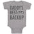 Baby Clothes Daddy's Best Backup Baby Bodysuits Boy & Girl Cotton