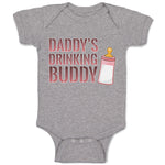 Baby Clothes Daddy's Drinking Buddy Baby Bodysuits Boy & Girl Cotton