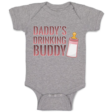 Baby Clothes Daddy's Drinking Buddy Baby Bodysuits Boy & Girl Cotton