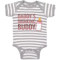 Baby Clothes Daddy's Drinking Buddy Baby Bodysuits Boy & Girl Cotton