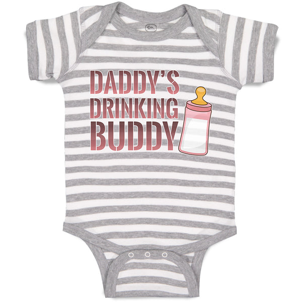 Baby Clothes Daddy's Drinking Buddy Baby Bodysuits Boy & Girl Cotton