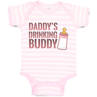Baby Clothes Daddy's Drinking Buddy Baby Bodysuits Boy & Girl Cotton
