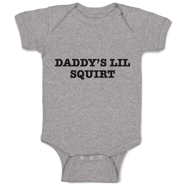 Baby Clothes Daddy's Lil Squirt Baby Bodysuits Boy & Girl Newborn Clothes Cotton