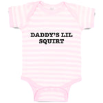 Baby Clothes Daddy's Lil Squirt Baby Bodysuits Boy & Girl Newborn Clothes Cotton