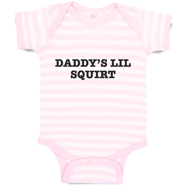 Baby Clothes Daddy's Lil Squirt Baby Bodysuits Boy & Girl Newborn Clothes Cotton