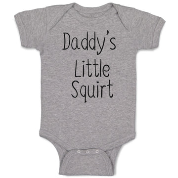 Baby Clothes Daddy's Little Squirt Baby Bodysuits Boy & Girl Cotton