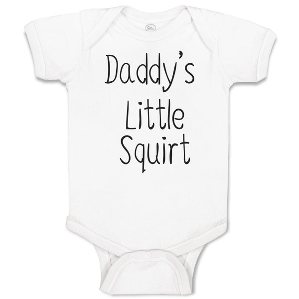 Baby Clothes Daddy's Little Squirt Baby Bodysuits Boy & Girl Cotton