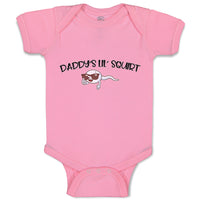 Baby Clothes Daddy's Lil Squirt Baby Bodysuits Boy & Girl Newborn Clothes Cotton