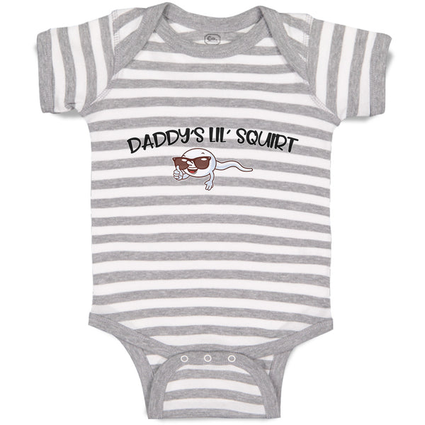 Baby Clothes Daddy's Lil Squirt Baby Bodysuits Boy & Girl Newborn Clothes Cotton