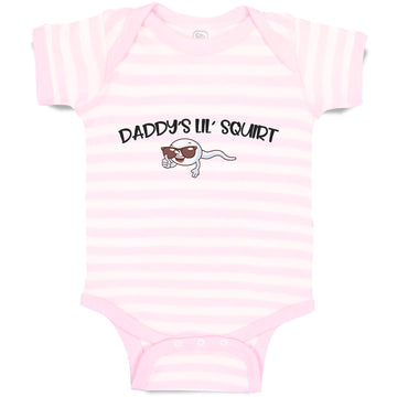 Baby Clothes Daddy's Lil Squirt Baby Bodysuits Boy & Girl Newborn Clothes Cotton