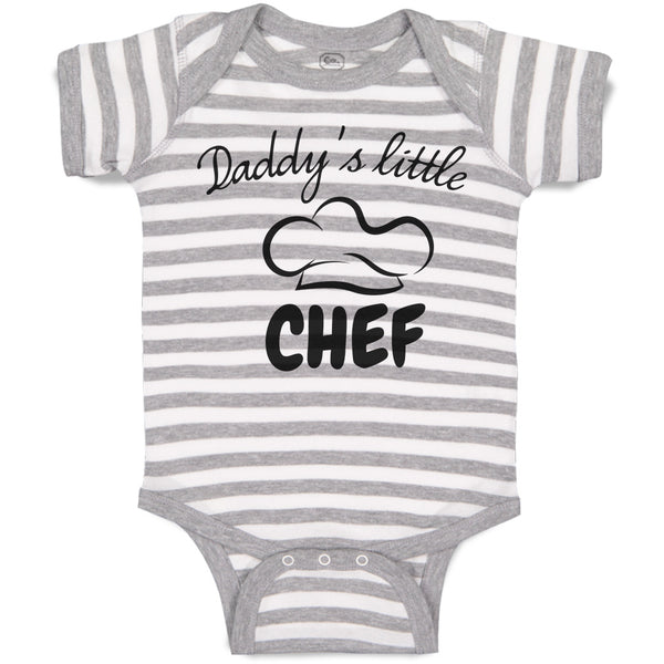 Baby Clothes Daddy's Little Chef Baby Bodysuits Boy & Girl Cotton