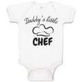 Baby Clothes Daddy's Little Chef Baby Bodysuits Boy & Girl Cotton