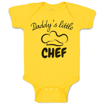 Baby Clothes Daddy's Little Chef Baby Bodysuits Boy & Girl Cotton