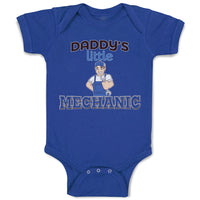 Baby Clothes Daddy's Little Mechanic Baby Bodysuits Boy & Girl Cotton