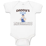 Baby Clothes Daddy's Little Mechanic Baby Bodysuits Boy & Girl Cotton