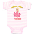Baby Clothes Daddy's Little Princess Baby Bodysuits Boy & Girl Cotton