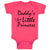 Baby Clothes Daddy's Little Princess Baby Bodysuits Boy & Girl Cotton