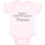 Baby Clothes Daddy's Little Portuguese Princess Baby Bodysuits Boy & Girl Cotton