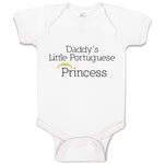 Baby Clothes Daddy's Little Portuguese Princess Baby Bodysuits Boy & Girl Cotton