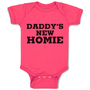 Baby Clothes Daddy's New Homie Baby Bodysuits Boy & Girl Newborn Clothes Cotton