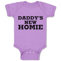 Baby Clothes Daddy's New Homie Baby Bodysuits Boy & Girl Newborn Clothes Cotton