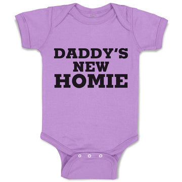 Baby Clothes Daddy's New Homie Baby Bodysuits Boy & Girl Newborn Clothes Cotton