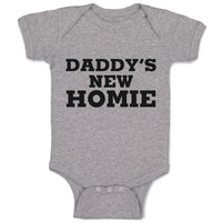 Baby Clothes Daddy's New Homie Baby Bodysuits Boy & Girl Newborn Clothes Cotton