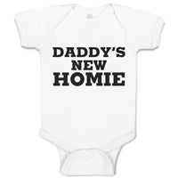 Baby Clothes Daddy's New Homie Baby Bodysuits Boy & Girl Newborn Clothes Cotton