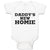 Baby Clothes Daddy's New Homie Baby Bodysuits Boy & Girl Newborn Clothes Cotton