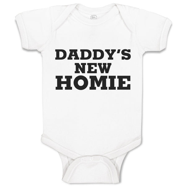 Baby Clothes Daddy's New Homie Baby Bodysuits Boy & Girl Newborn Clothes Cotton