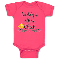 Baby Clothes Daddy's Other Chick Baby Bodysuits Boy & Girl Cotton