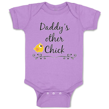 Baby Clothes Daddy's Other Chick Baby Bodysuits Boy & Girl Cotton