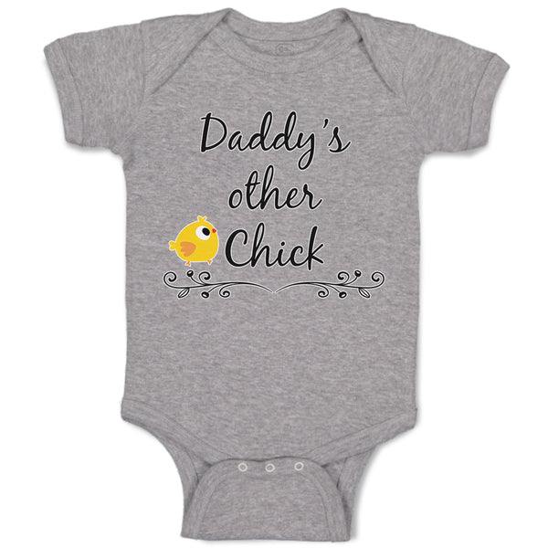 Baby Clothes Daddy's Other Chick Baby Bodysuits Boy & Girl Cotton