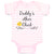 Baby Clothes Daddy's Other Chick Baby Bodysuits Boy & Girl Cotton
