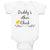 Baby Clothes Daddy's Other Chick Baby Bodysuits Boy & Girl Cotton