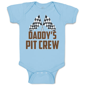 Baby Clothes Daddy's Pit Crew Baby Bodysuits Boy & Girl Newborn Clothes Cotton