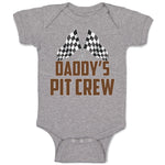 Baby Clothes Daddy's Pit Crew Baby Bodysuits Boy & Girl Newborn Clothes Cotton