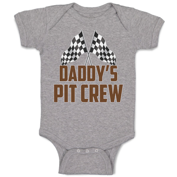 Baby Clothes Daddy's Pit Crew Baby Bodysuits Boy & Girl Newborn Clothes Cotton
